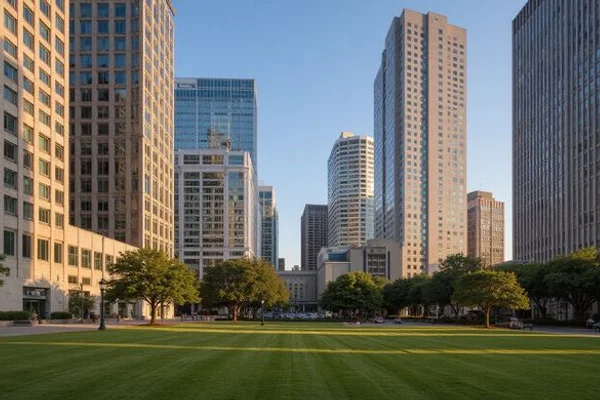 Downtown Houston high rises