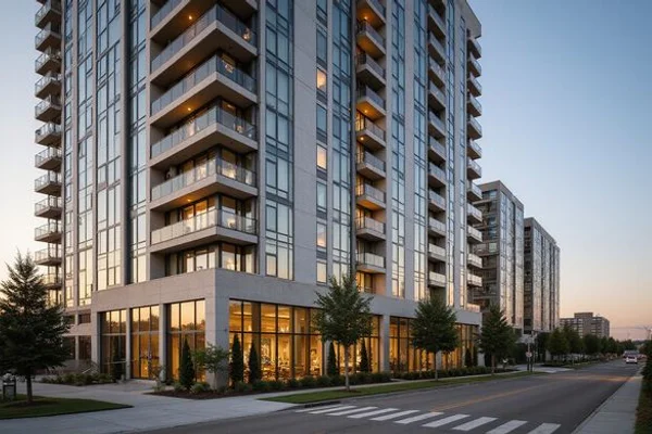 Houston high rise exterior, representative of Aris Market Square