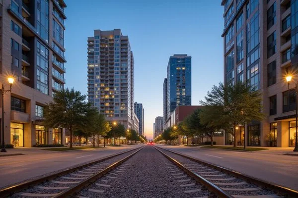Midtown Houston high rises
