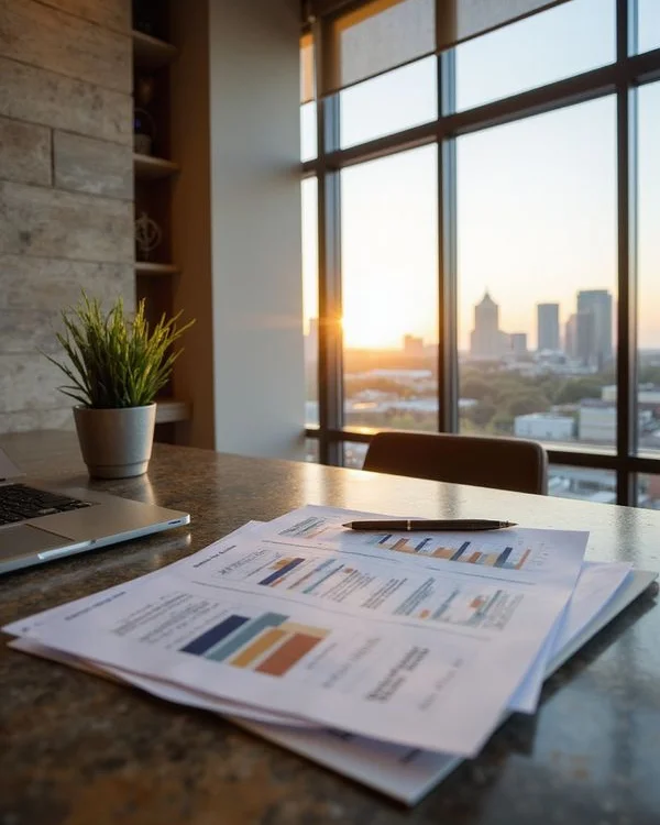 Building comparison data on a desk